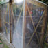 The timber cross bracing structure