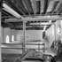 Interior at street level before refurbishment