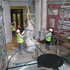 St Michael Being Winched into Place