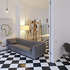 From bedroom towards living