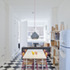 From kitchen towards living