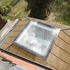 View onto twisted skylight