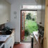 View from kitchen to garden before