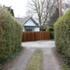 An Iroko screen defines the site when viewed from the access road