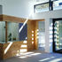 Reception area, large enough to be a teaching space. Small court to the right