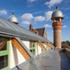Peckham Mosque external view showing three-pinned timber arched structure