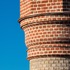 Peckham Mosque  Hand-made bricks and tiles to new minarets at the cylindrical to octagonal stages