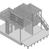 3D View of Wooden Structure