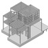 3D view of the wooden structure