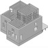 3D View of Wooden & Stone Structures