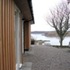 looking past the new front door to the sea