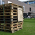 Pallet signs during the festival