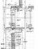 Vertical section through external wall and teak window