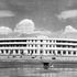 The west facade viewed from the sea