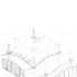 Exploded axonometric of a structural bay