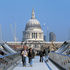 View towards the north bank and St Paul