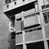 South east corner showing penthouse flats over offices
