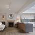 Tower Cottage kitchen/dining with living room 