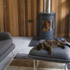 Cat stove and cedar
