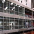 Studio spaces for graphics and fine art are glazed to the strium and also get north light from the facade
