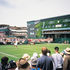 The Millennium Building (in the background) as the new nerve centre embracing Centre Court and the more intimate outside courts to the south of the estate