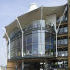 External view of glass cladding