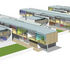 Visual of main blocks and pavillions (without surrounding walls)