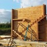 Stair formwork on site