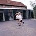 The hard surfacing suits the varied and intensive use of the courtyard