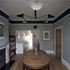 The dining room to the front of the house