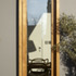 External window detail with timber surround and fibre cement cladding