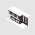 Axonometric view of new shop frontage at 