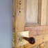 Frequent calibration of the project using precise iteration to arrive at result.  Here doors were stripped and repaired and bespoke relatively low cost ironmongery made by working directly with Metal Workers and Wood Turners.