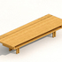 Final design of project specific table to ground level living area.