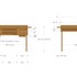 Part of drawing package for two project specific vanity units with shared characteristics.