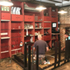 Servery during installation.  Method of construction enabled prior testing and assembly off site prior to installation.  Assembly was timed off site to ensure actual install resulted in minimal closure for café.