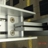 Facade mock-up showing a bracket in the lift shaft