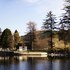 Kiosk & Bothies from across Loch Lochy