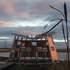 The viewing screen is a semi-enclosed shelter for volunteers and visitors to Scotland’s newest nature reserve.