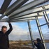 Above foundation level, the screen was entirely constructed by civic’s Andrew Siddall with RSPB staff and volunteers.