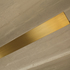 Bruton Narrow House - New brass lights below brick vaults in dining room designed by Graham Bizley