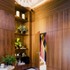 Timber-panelled lounge