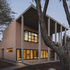 Front facade night view