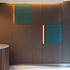 Upholstered panels and lighting inserts