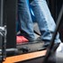 Dock worker stepping into the space