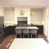 Kitchen front view