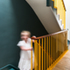 Banister with Girl