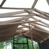 First Trusses Installed