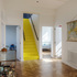 View to the new timber stairs leading up to first floor
