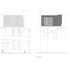Front and rear elevations